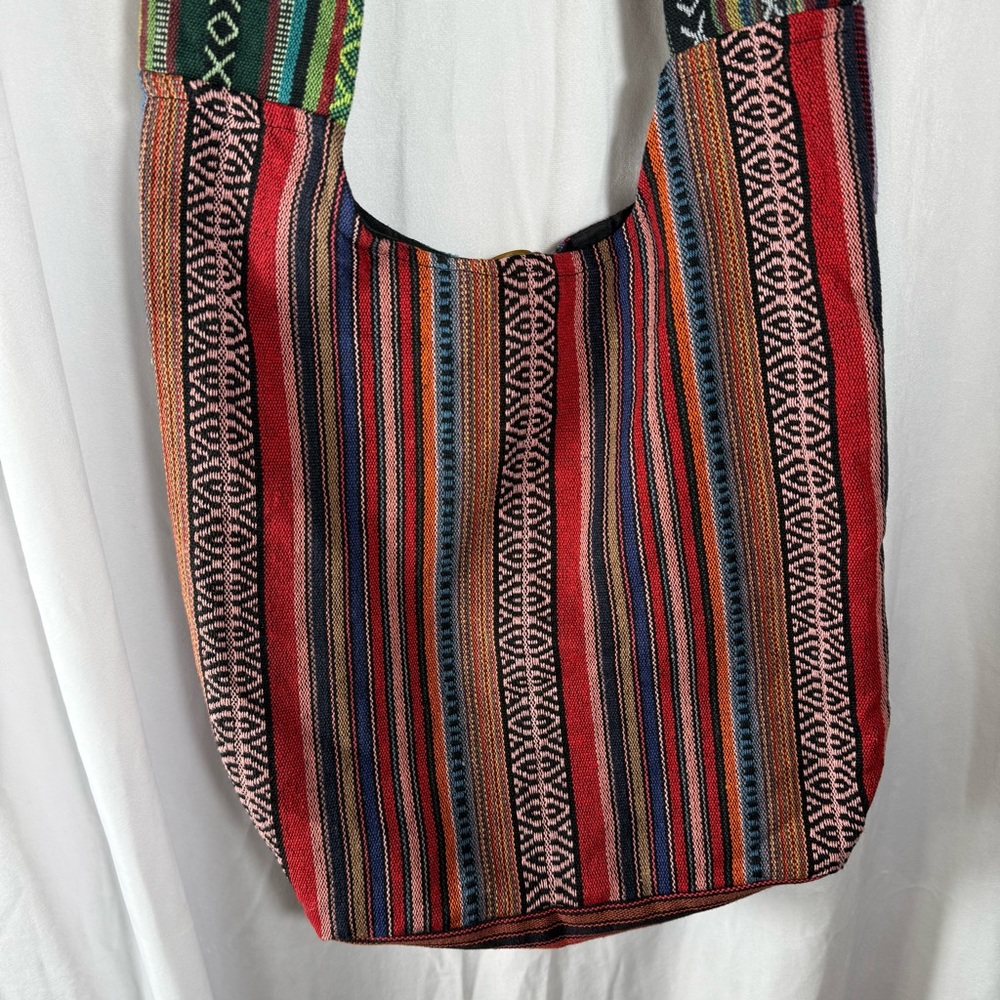 Kathmandu NWT Boho Patchwork Multi-Color Sun Cros… - image 6